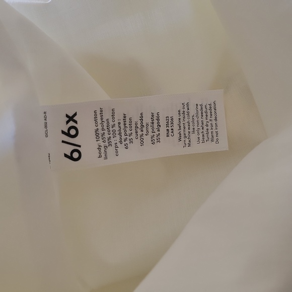 Carter's Lemon Print Dress size 6/6X NWT - Picture 7 of 7